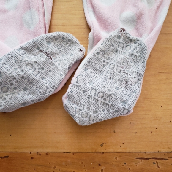 Carter's 4T Fleece Zip-up Sleeper - Picture 3 of 4